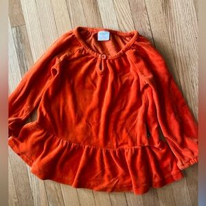 Polarn O. Pyret Velour Tiered Holiday Dress Dark Sapphire NWT 1-1.5Y